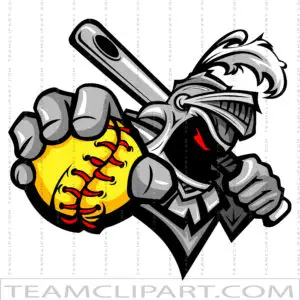 Warrior Fastpitch Clip Art