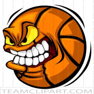 Cartoon Basketball Clipart