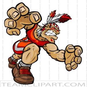 Clip Art Indian Wrestler