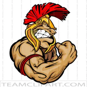 Greek Spartan Clipart