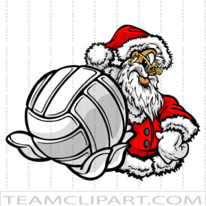Volleyball Santa Image