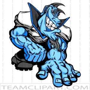 Demon Football Cartoon